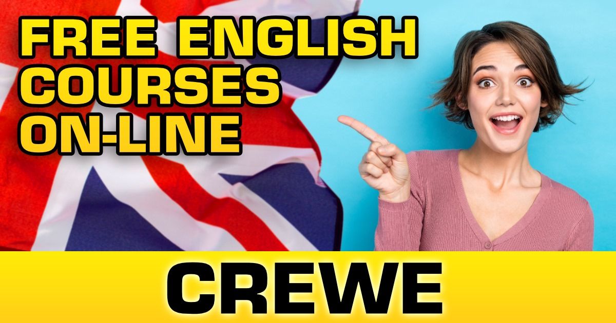 FREE English course on-line in CREWE